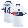 Camiseta de fútbol Paris Saint-Germain Ekitike 44 Segunda Equipación 23-24 - Hombre